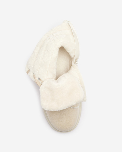 Isolierte Trapper-Stiefel für Damen in Beige Tivica - Footwear