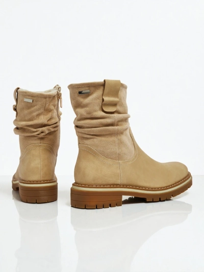 Höhere Damenstiefeletten aus Öko-Wildleder Liora