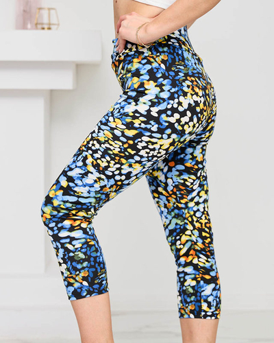 Gemusterte 3/4-Leggings für Damen - Kleidung