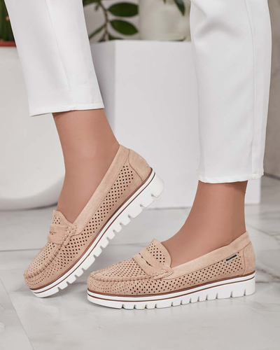 Royalfashion Ажурні жіночі мокасини Leteller