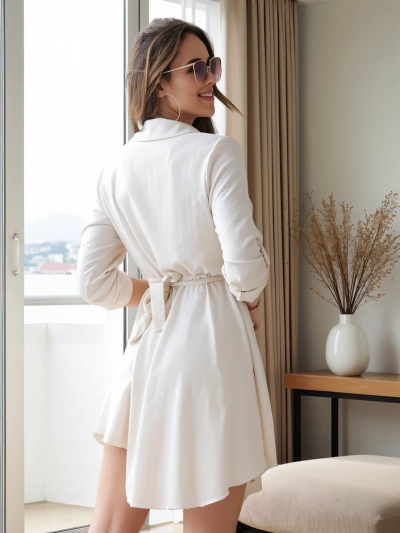 Royalfashion Elegantes knielanges Kleid für Frauen