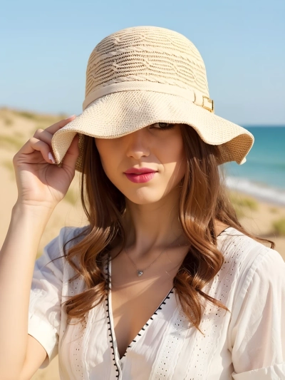 Royalfashion Damenhut mit Schleife dekoriert Lily Belle
