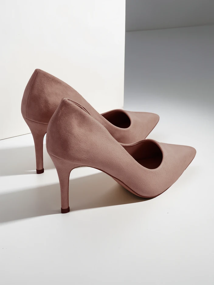 Royalfashion Damen Pumps aus ökologischem Wildleder Scazze