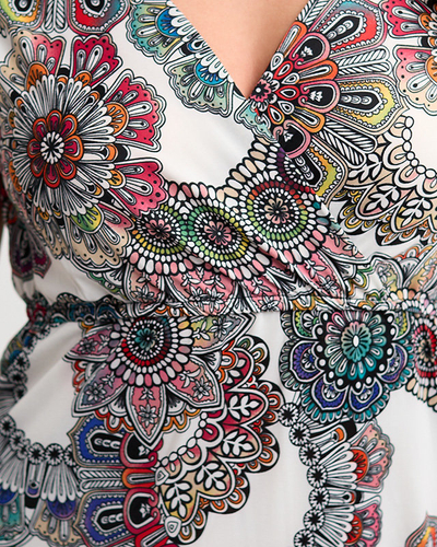 Жіноча квіткова сукня міді - Одяг