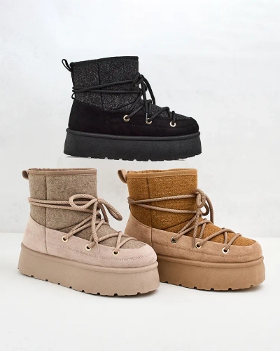 Royalfashion Damen-Schnürstiefel Filori