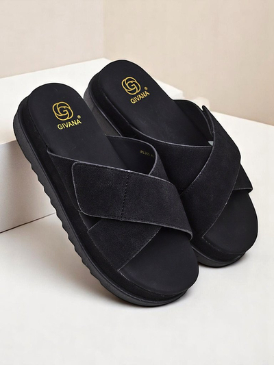 Royalfashion Damensandalen flach Evre