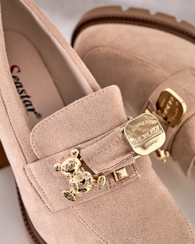 Royalfashion Damen hohe Stiletto Mokassins Nezii