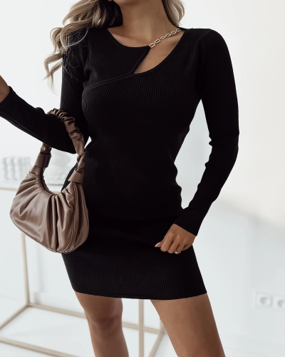 Royalfashion Damen Minikleid in schwarz