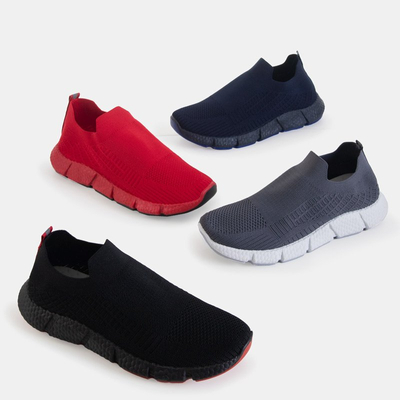 Schwarz Dovevo Herren-Slip-On-Sportschuhe - Schuhe