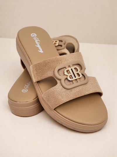 Royalfashion Damen Pantoletten mit flacher Sohle ChicStep