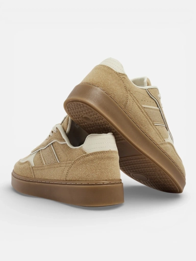Sneakers Damen Aurora Beige aus Öko-Nubuk