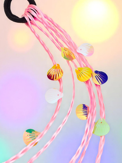 Royalfashion Коси-накладки з мушлями на еластичній стрічці