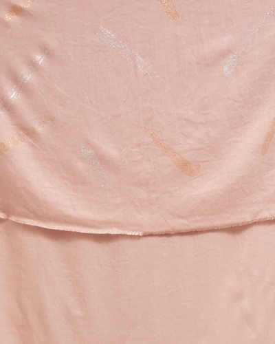 Royalfashion Pinker dünner Damenschal mit Glitzer