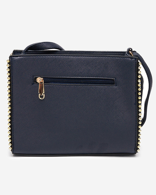 Темно-синя сумочка з оздобленням