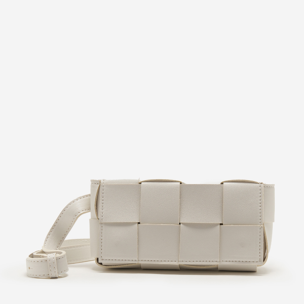 Weiße Nierentasche für Damen - Accessoires