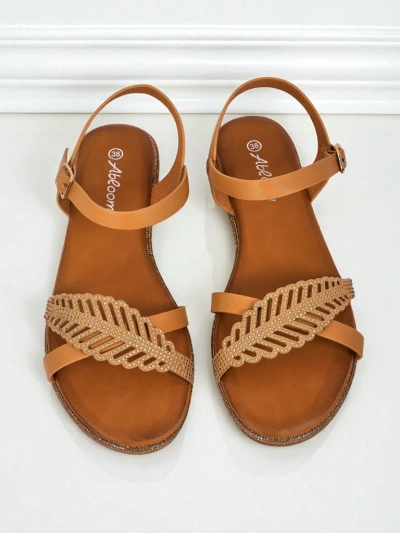 Royalfashion Damen Sandalen mit flacher Sohle Willow Grace