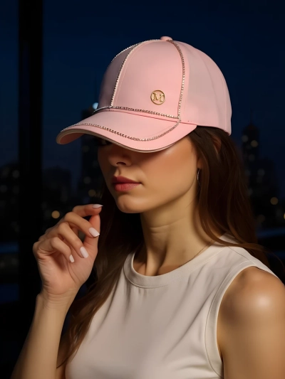 Royalfashion Cap mit Strasssteinen ShineCap