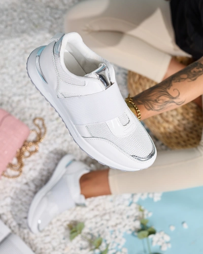 Damen-Slipper in Weiß Wecale- Footwear