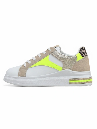 Royalfashion Damen Sneakers mit Glitzer Kaone