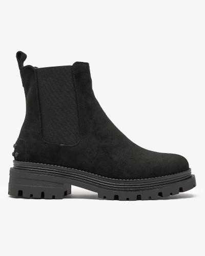 Royalfashion Schwarze isolierte Damenstiefel Comfy Walk