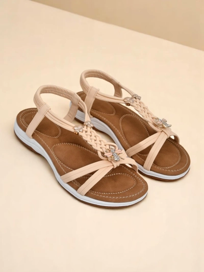 Royalfashion Damen verzierte Sandalen Fiacco