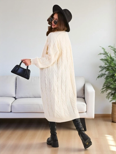 Royalfashion Gestrickter Damenponcho-Pullover
