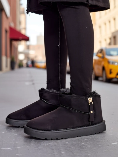 Royalfashion Kurzstiefel, die den Damen Schneestiefeln ähneln Fefoz