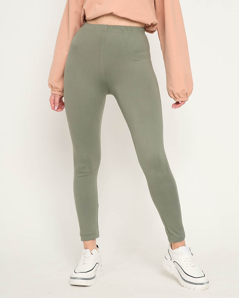 Grüne Damen-Leggings - Kleidung