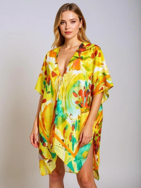 Royalfashion Pareo – Damen-Sommer-Strandtunika mit gemustertem Design Wild Coast