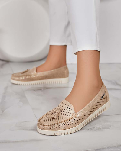 Royalfashion Damen durchbrochene Mokassins Molaffa