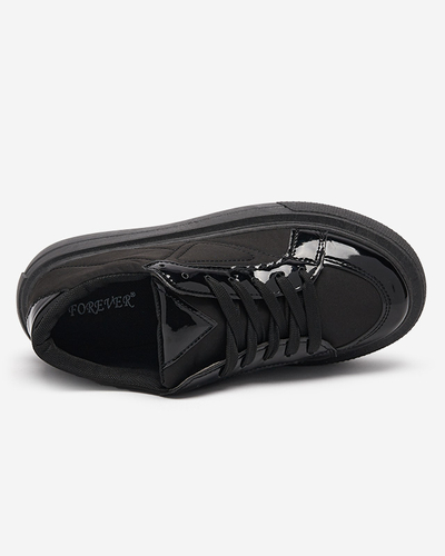 Smaqo schwarze Sportturnschuhe für Damen - Schuhe