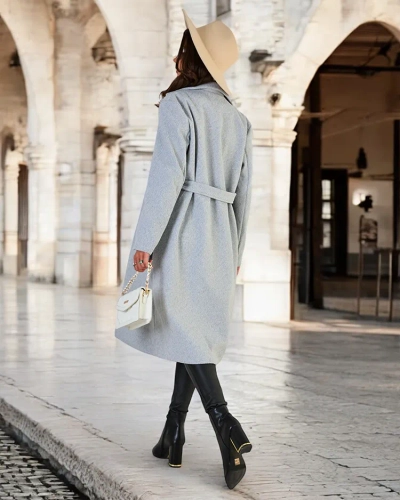 Royalfashion Women's Tiered Coat