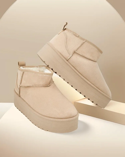 Royalfashion Kurze Damen Schneestiefel Komano