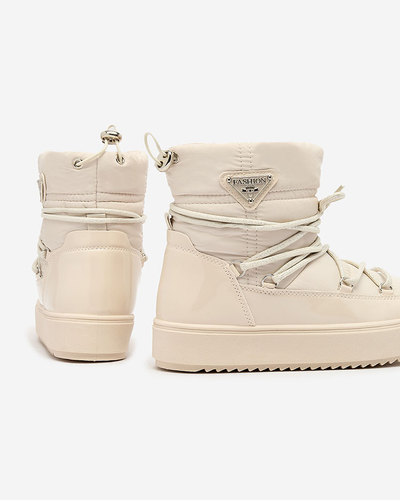 Жіночі снігоступи Royalfashion Beige Galebda