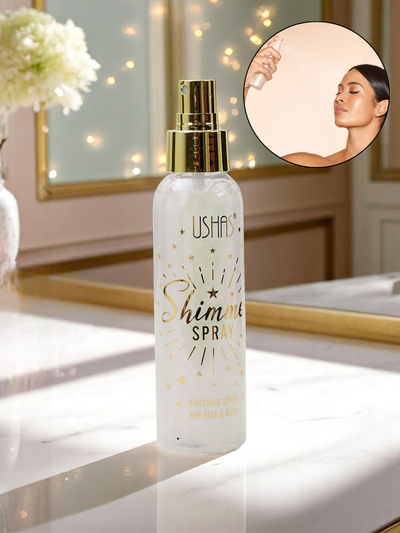 USHAS Summer Spray - Flüssiger Highlighter für Gesicht und Körper Pearl