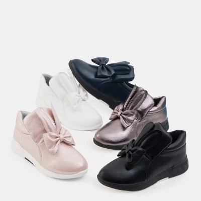 OUTLET Sportschuhe für Kinder in Graphit mit Elira-Dekor - Schuhe