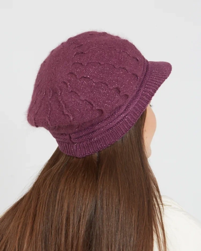 Royalfashion Damen-Barett mit Schirm