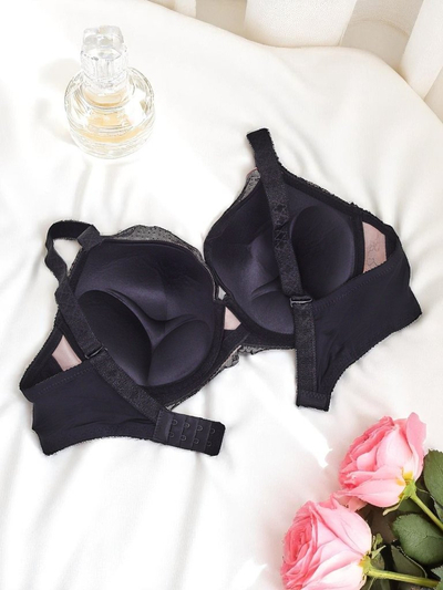 Royalfashion Damen Push-up-BH mit Spitze Coco Lift