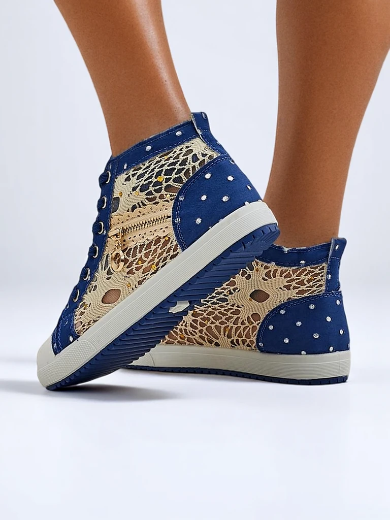 Royalfashion Hohe Damensneaker a'la Jeans