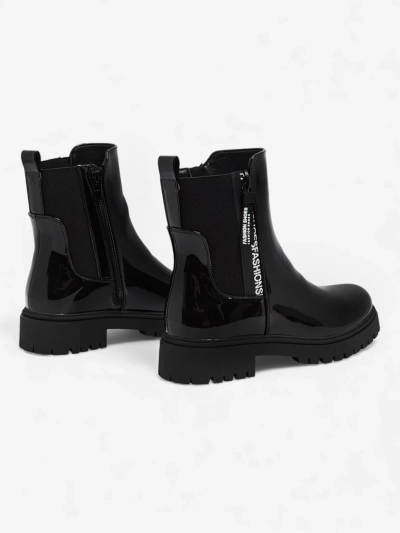 Damen Lack Stiefeletten Somaliane