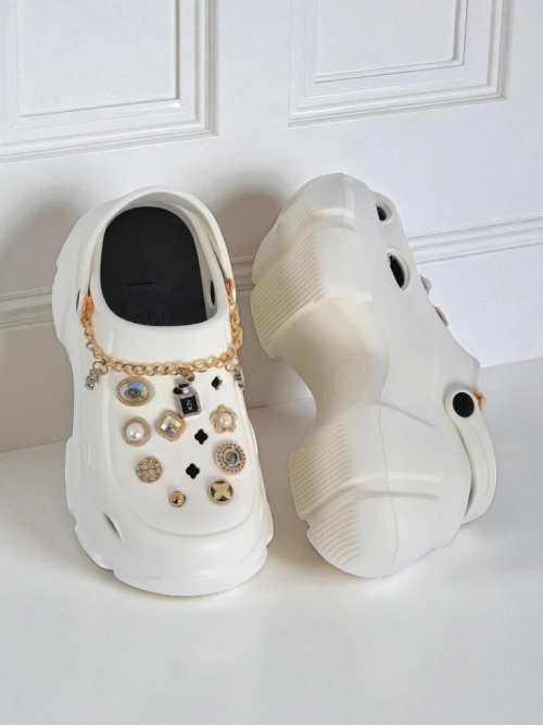 Сандалі Caligae Aurelia Bianca з прикрасами chain в стилі glamour