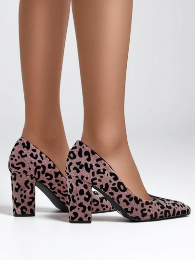 Royalfashion Damen Pumps mit Leopardenmuster Leoart