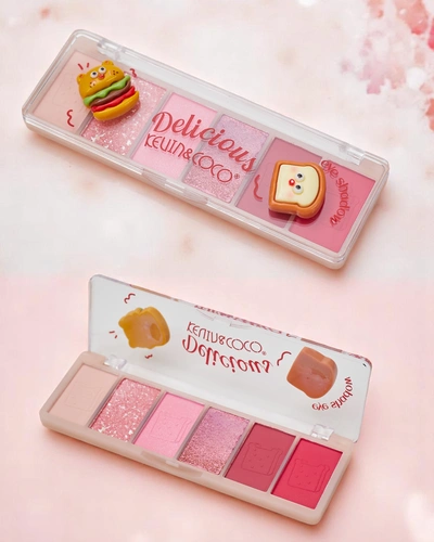 Kevin&Coco Palette 6 Lidschatten mit Glitter Delicious