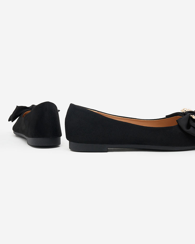Royalfashion Damen Ballerinas spitze Spitze mit Schleife Retripo