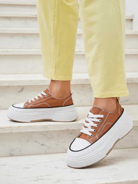 Royalfashion Damen-Plattform-Sneaker Beemes