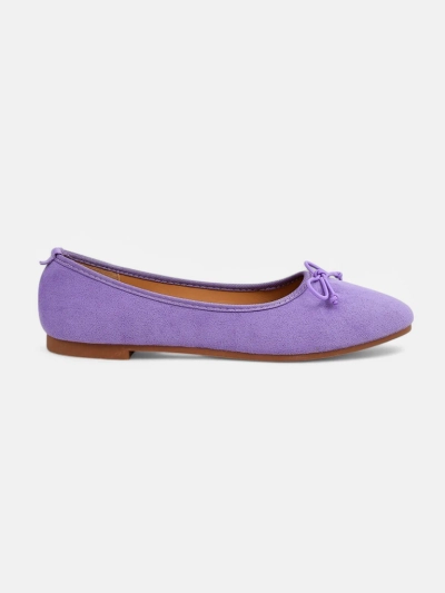 Royalfashion Damen Ballerinas mit einer Schleife Zaame