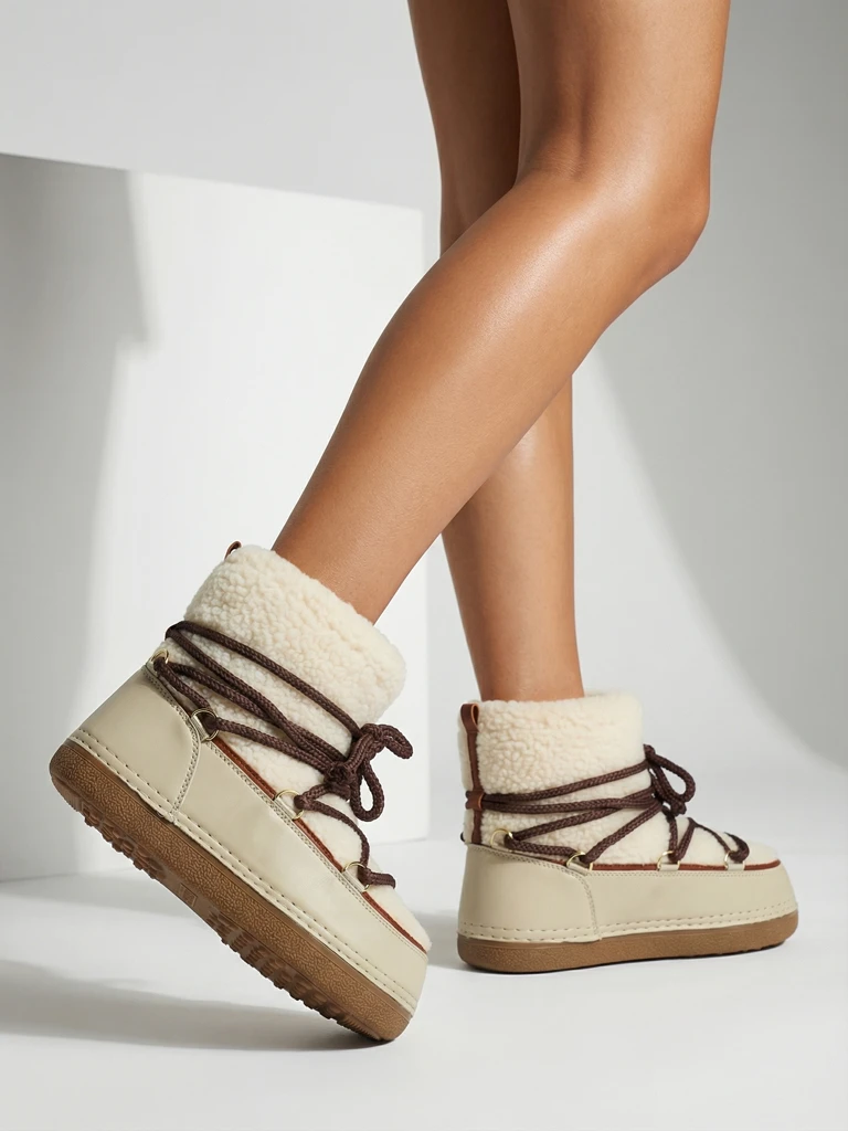 Damen Schneestiefel mit Fell Uvella