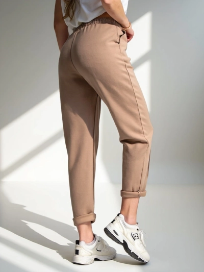 Royalfashion Gerade Damen-Hosen aus Viskose