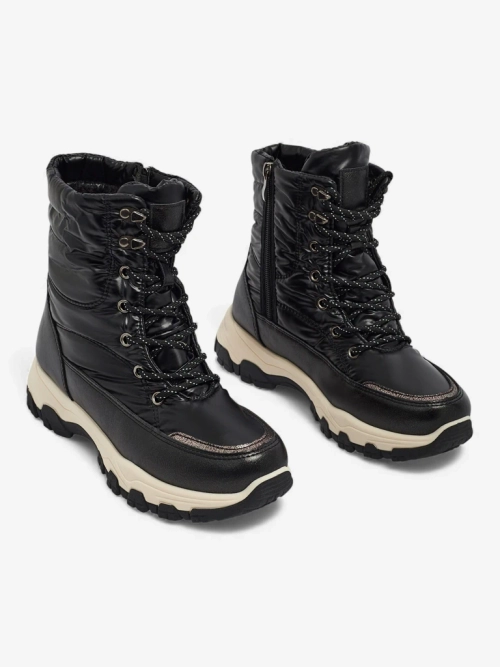 Жіночі Ботильйони Athena Чорні Синтетичні Зручні на Зиму