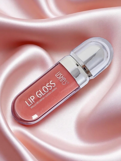 USHAS Lipgloss mit Glitzerfarbe Hellrosa